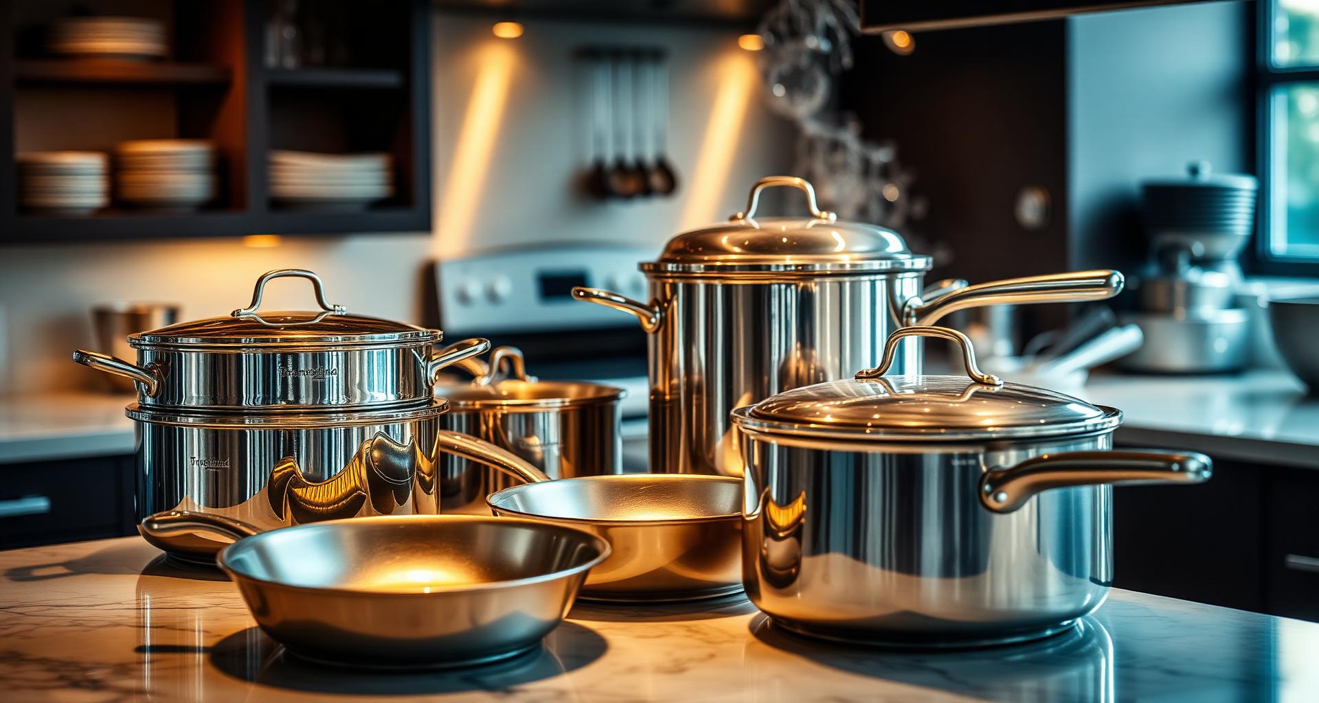 Cozinha com panelas Tramontina